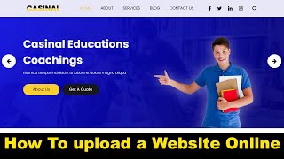 How to upload a website online on internet | Best web hosting | best Shared web hosting