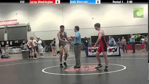 Men 152 - Lucas Washington vs. Andy Mercado
