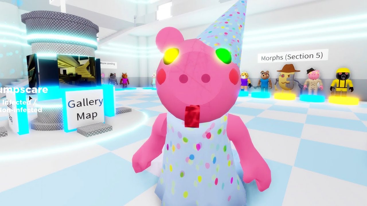 How To Get New Surprise Skin Piggy 10 Million Visits Roblox Rp Roleplay Youtube - surprised roblox character girl
