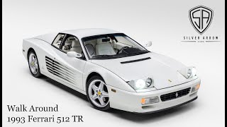 Walk Around 1993 Ferrari 512 TR White White ~ Silver Arrow Cars Ltd