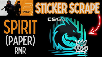 Counter Strike 2 - CS2 - Sticker Scrape Spirit | 2020 RMR