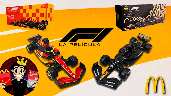 LOS AUTOS A ESCALA DE FÓRMULA 1 DE MCDONALD'S - F1 la película (2025)