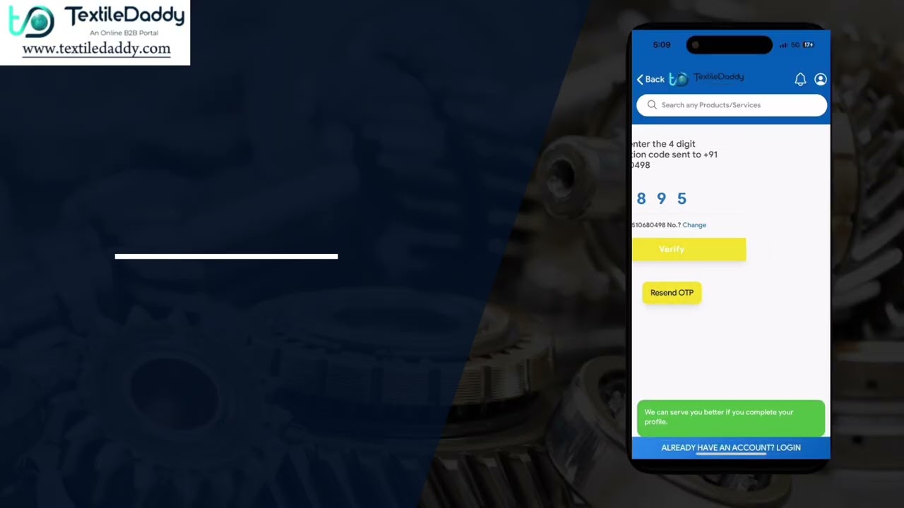 HOW TO REGISTER ON TEXTILE DADDY B2B PLATFORM