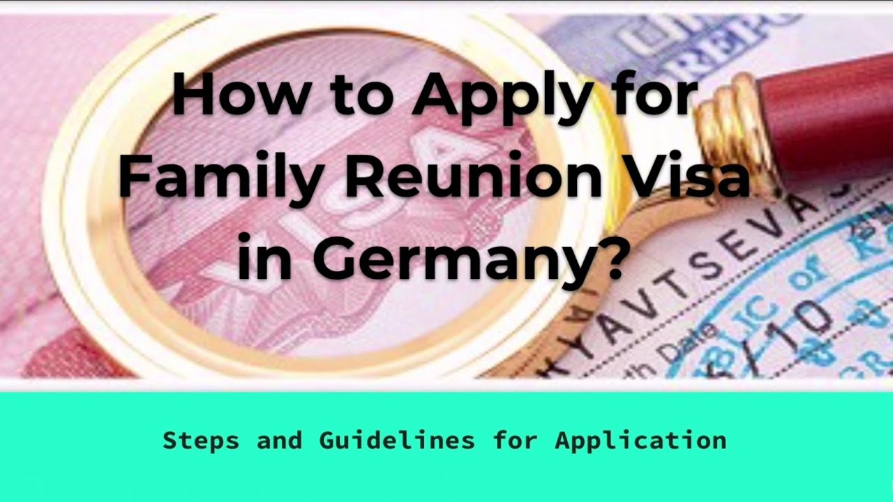 travel insurance for family reunion visa germany