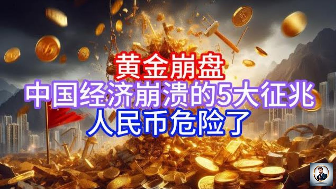 Boss雜談】黄金崩盘，中国经济崩溃的5大征兆，人民币危险了- YouTube
