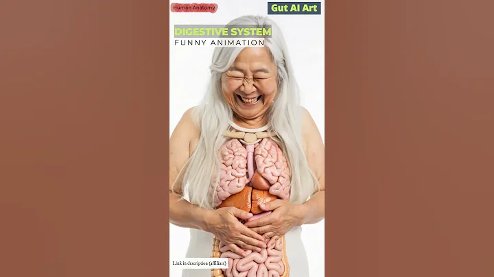 Human Digestive System Funny Animation | Gut Health | Human Anatomy | Gut AI Art | 17