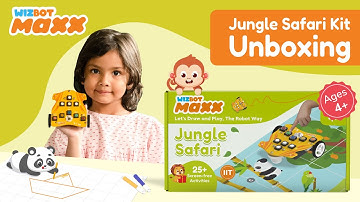 Wizbot Maxx Jungle Safari Unboxing | Screen-Free Robot for Kids Age 4+
