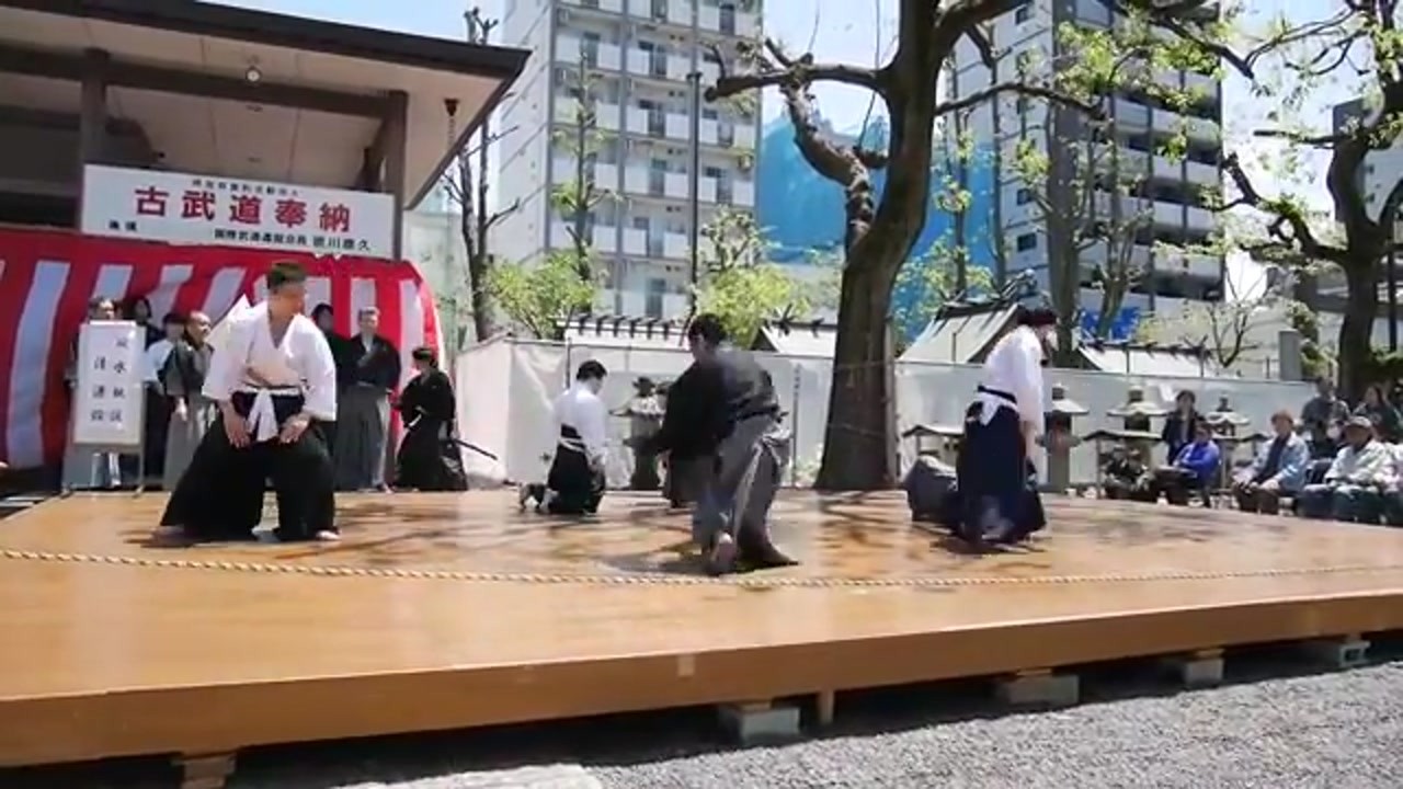 Sōsuishi-ryū, Kameido Katori Jinja 2016 (16)
