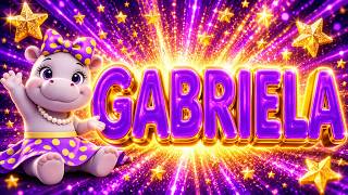 🎉 FELIZ CUMPLEAÑOS GABRIELA 🎂✨ Video Personalizado con tu Nombre 💜⭐