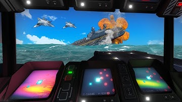 Sinking Ships & Crashing My Aircraft Carrier in Carrier Command 2!