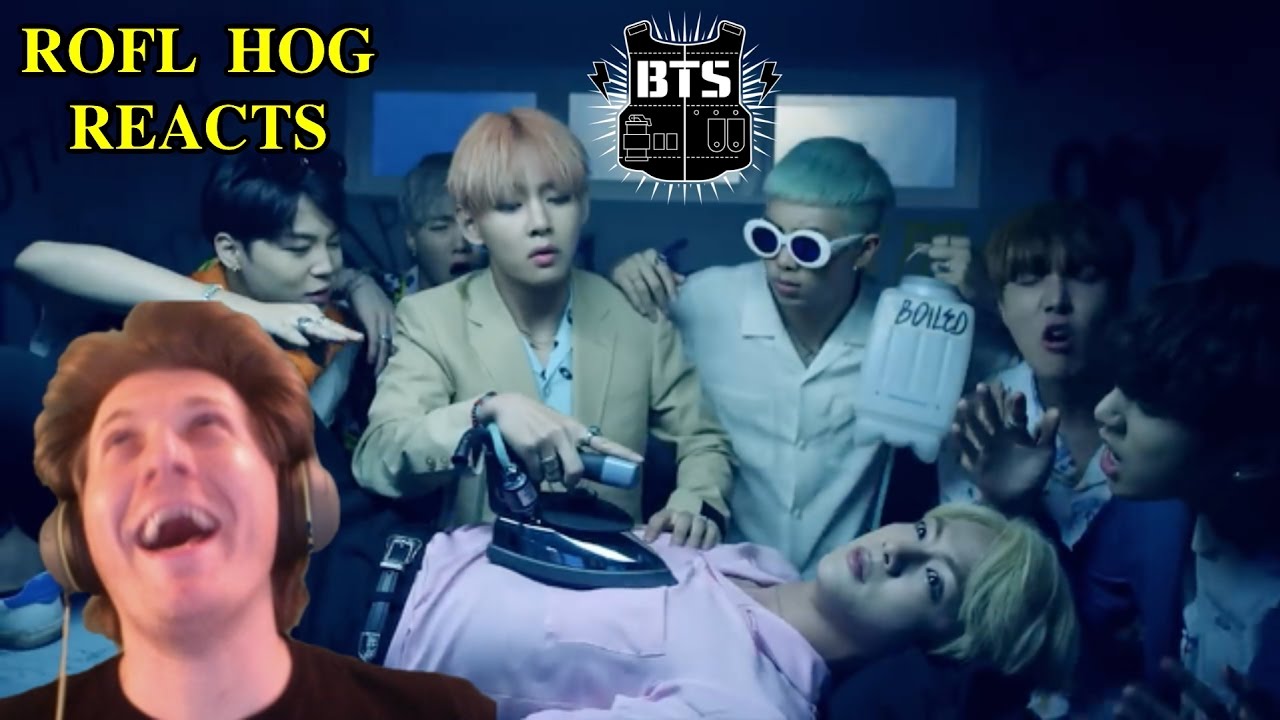 ROFL Hog Reacts to K Pop part 1/2 - BTS "Fire"