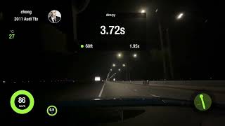 Audi TTS 8J mk2 stage2 quarter mile