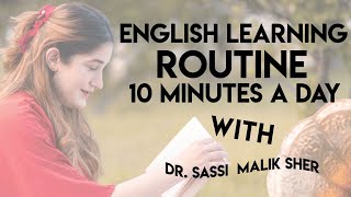English learning routine  10 minutes a day