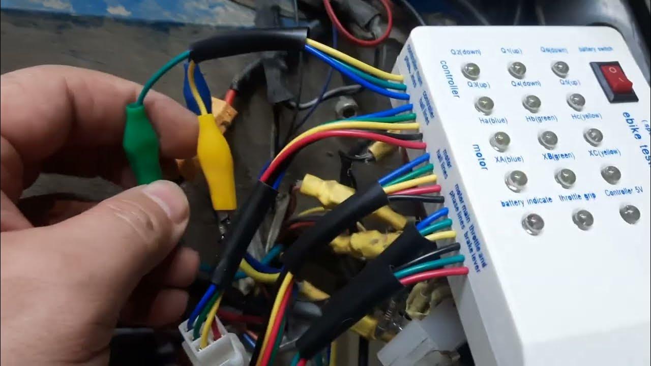 Тестер датчиков Холла и фаз для электросамоката, электровелосипеда ...