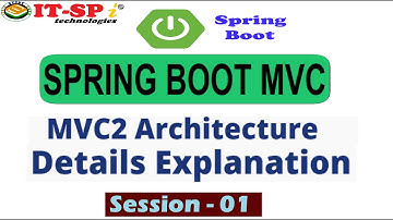 Spring Boot MVC || Explain MVC AND MVC2 Architecture In Details || Session 01 || by Mr. SVK