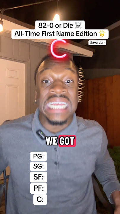 This is way harder than it looks!!! Who y’all got?!?! 🏆🏀🅰️ #nba #fyp #viral #wadurr
