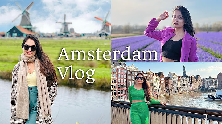 Amsterdam Vlog 🇳🇱 | Part 3/3 | Ishaani Krishna.