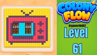 Colony Flow Level 61 Walkthrough Solution 