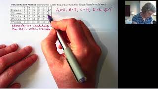 Math 105 Video 5.2c Instant Runoff Method