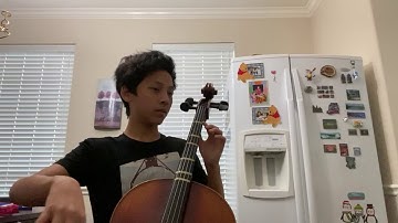 How to play a one octave d major scale on cello with Woojin
