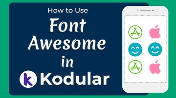 How to use Font Awesome in Kodular | Font Awesome Icons