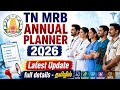 TN MRB 2026 Annual Planner - 8304 Vacancy  - MRB Latest Update | 8304 Posts in 35 various Department