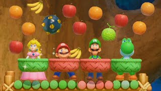 Super Mario Party - Luigi Vs Mario Vs Peach Vs Yoshi(Master Cpu)| Cartoons Mee