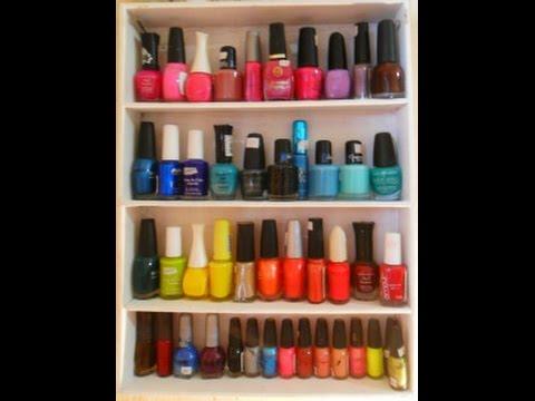 DIY ORGANIZADOR DE ESMALTES NAIL POLISH DISPLAY 