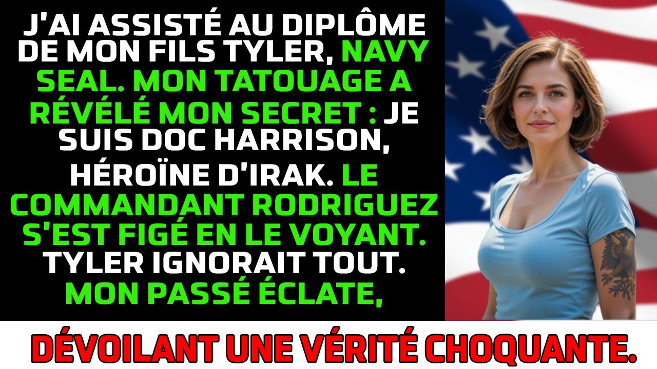 Elle venait voir son fils diplômé, mais un commandant SEAL voit son tatouage et se fige
