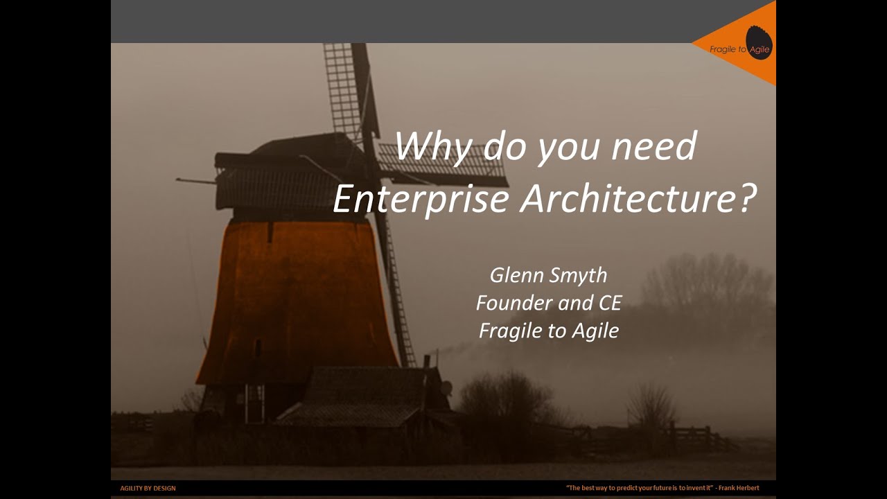 Why do you need Enterprise Architecture? - YouTube