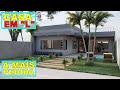 TOUR por uma linda casa em "L" | COM PISCINA E ÁREA DE LAZER