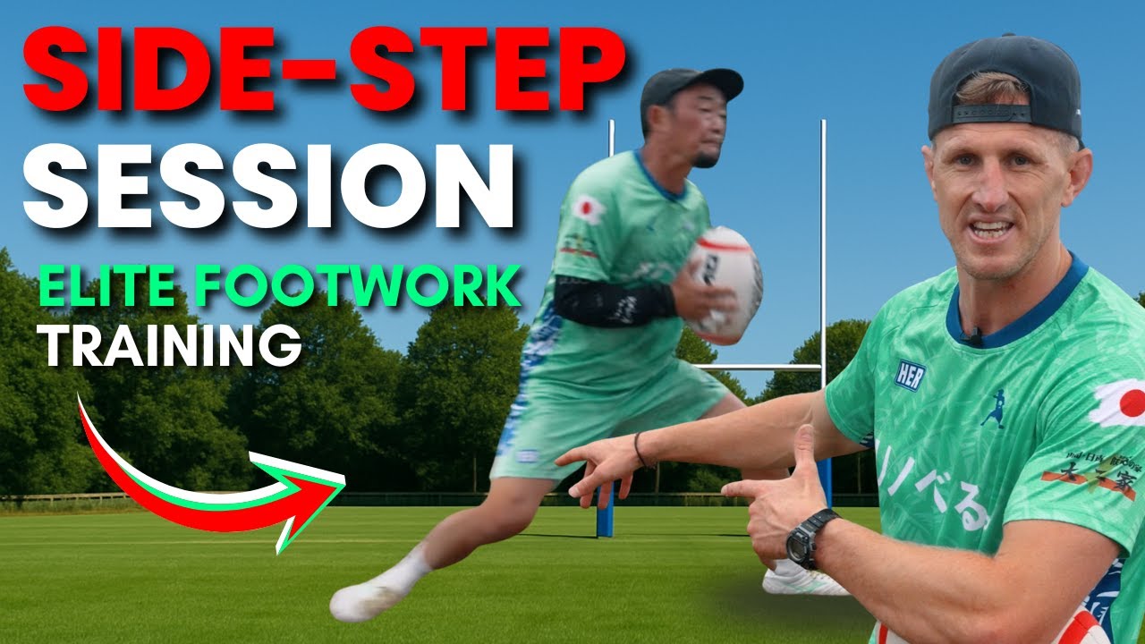 Steping Rugby Improve Your SIDE-STEPPING! Rugby Footwork Drills with Hideaki Nara ...
