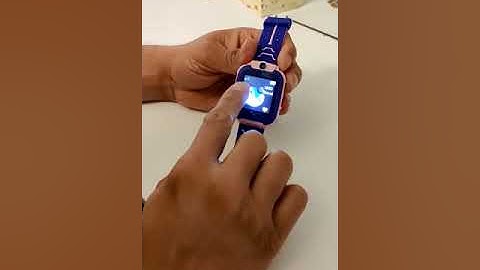 Q12 watch, inserting the SIM card properly