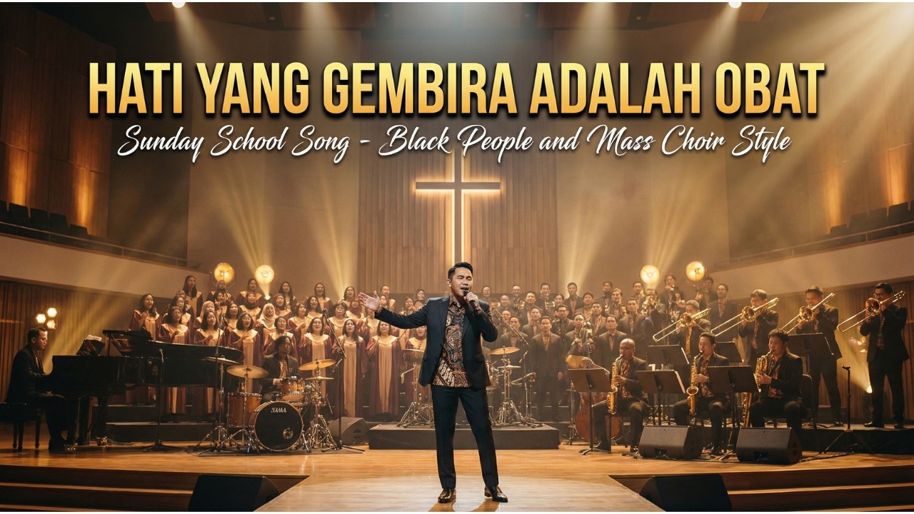 Hati Yang Gembira Adalah Obat - Funk Gospel Big Band (Mass Choir Style)