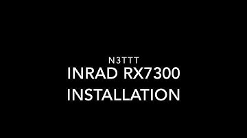 INRAD RX7300 Installation