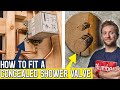 How to install a concealed shower on timber frame wall | VitrA V-Box