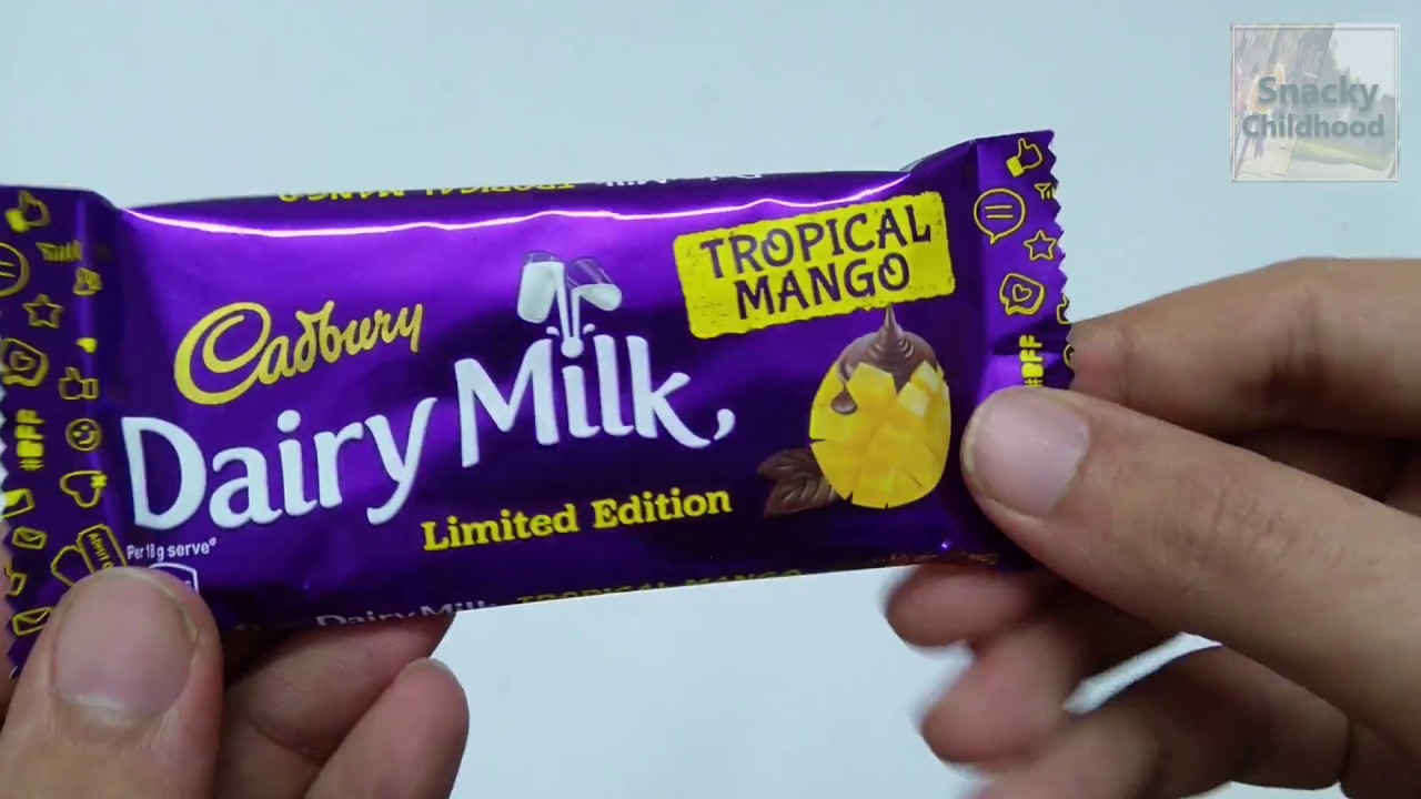 Cadbury Dairy Milk Tropical 🥭 Mango Limited Edition YouTube