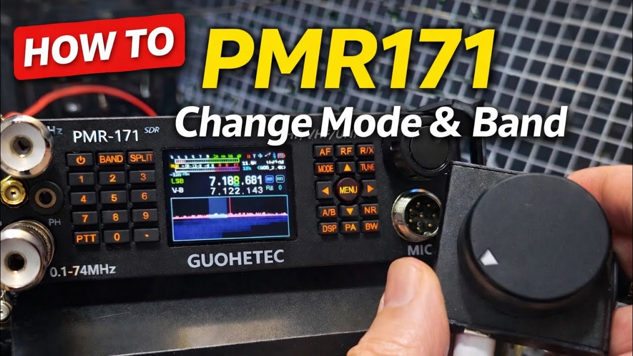 Guohetec PMR171 - Смена режима и выбор диапазона