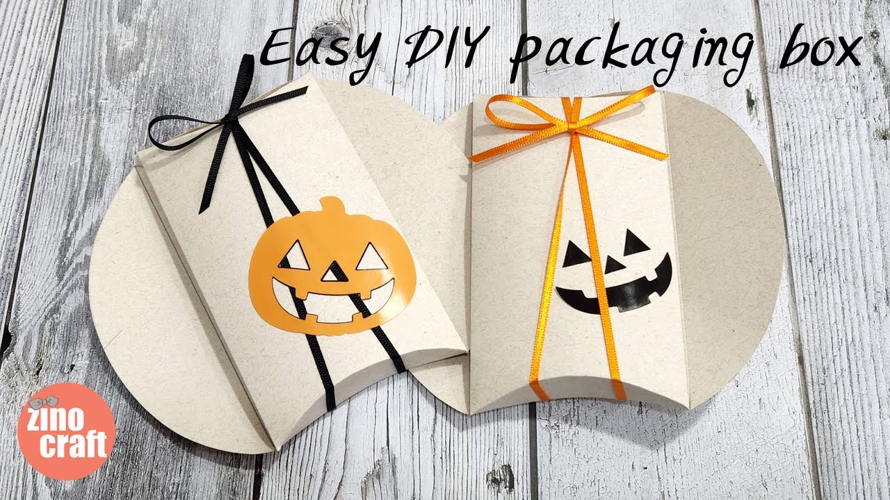 Halloween gift box/Halloween cookie box/How to make a gift box/DIY gift