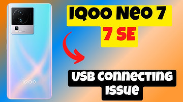 IQOO Neo 7, 7 SE USB Connecting Issue || USB not working
