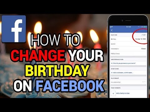 How to Change Your Birthday on Facebook