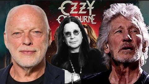 David Gilmour doorbreekt de stilte na kritiek van Roger Waters op Ozzy Osbourne