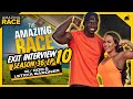 Amazing race 36  finale exit interview  rod  leticia gardner