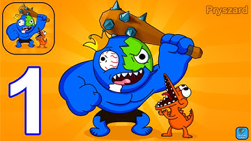 Smashers io: Blue Monster - Gameplay Walkthrough Levels 1-15 (iOS, Android Gameplay) Part 1