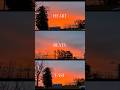 Every orange sunrise whispers the secrets of a new beginning, filled with warmth and inspiration❤️🧡