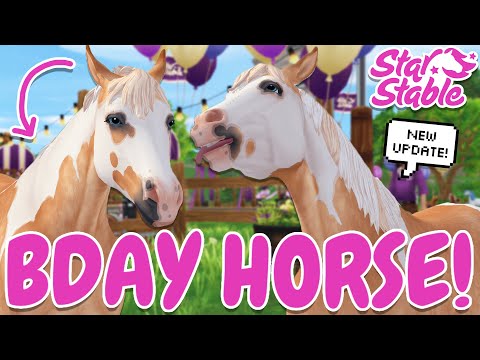 BUYING *NEW* 12TH BDAY HORSE IN STAR STABLE! ?