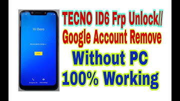 Tecno ID6(64+4)F1 Frp Unlock Without PC//Bypass Google Account 100% Working  By Tech Babul