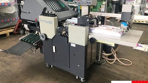 Horizon cross folder AFC 492 for sale   Gab Supplies Ltd   2005