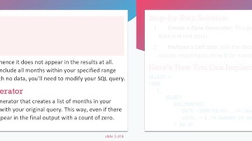 How to Modify Your SQL Query to Count Monthly Values with Zero for No Data