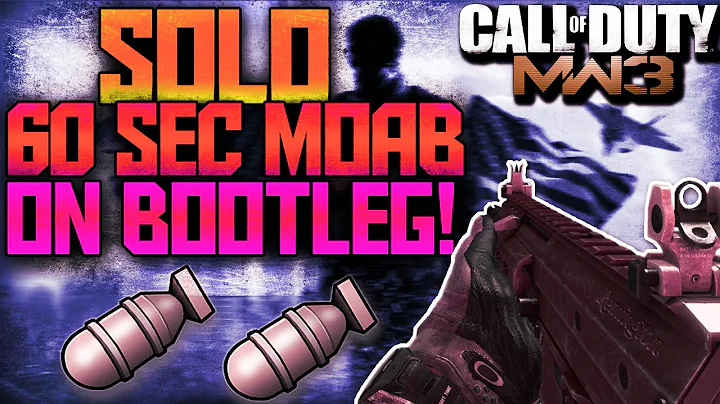 MW3: Fast Solo 60 Second MOAB on Bootleg! - (Call of Duty: Modern Warfare 3 Fast MOAB Gameplay)